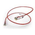 Unirise Usa Clearfit Slim 28Awg Cat6A Cable Red 12Ft CS6A-12F-RED